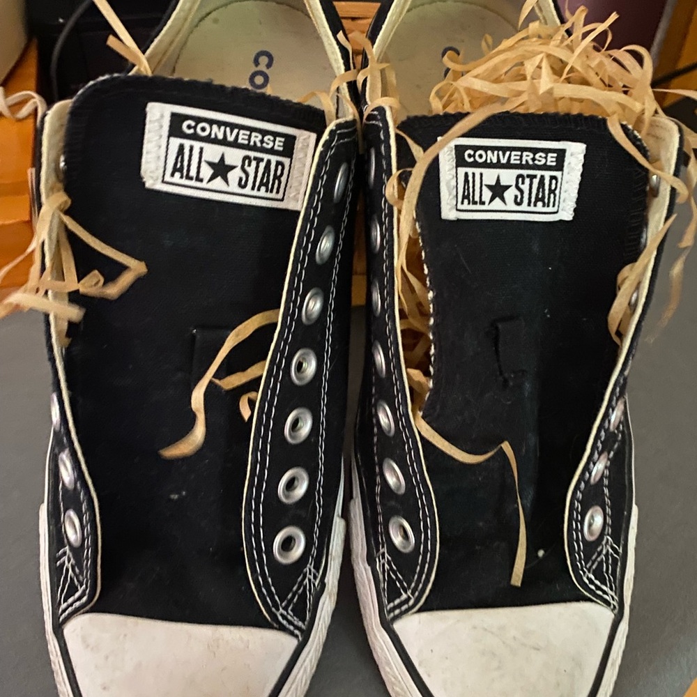Converse Canvas Sneakers with White and Black Accents
